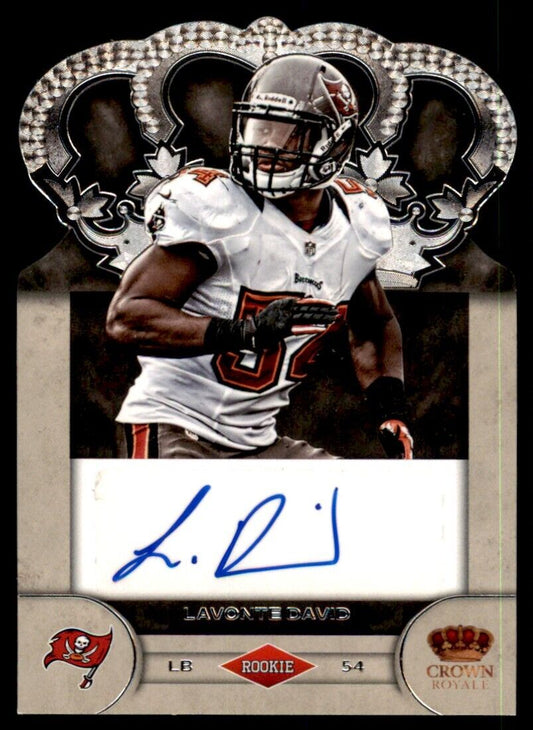 2012 Panini Crown Royale Rookie Signatures Lavonte David RC Auto /88 Bucs #58