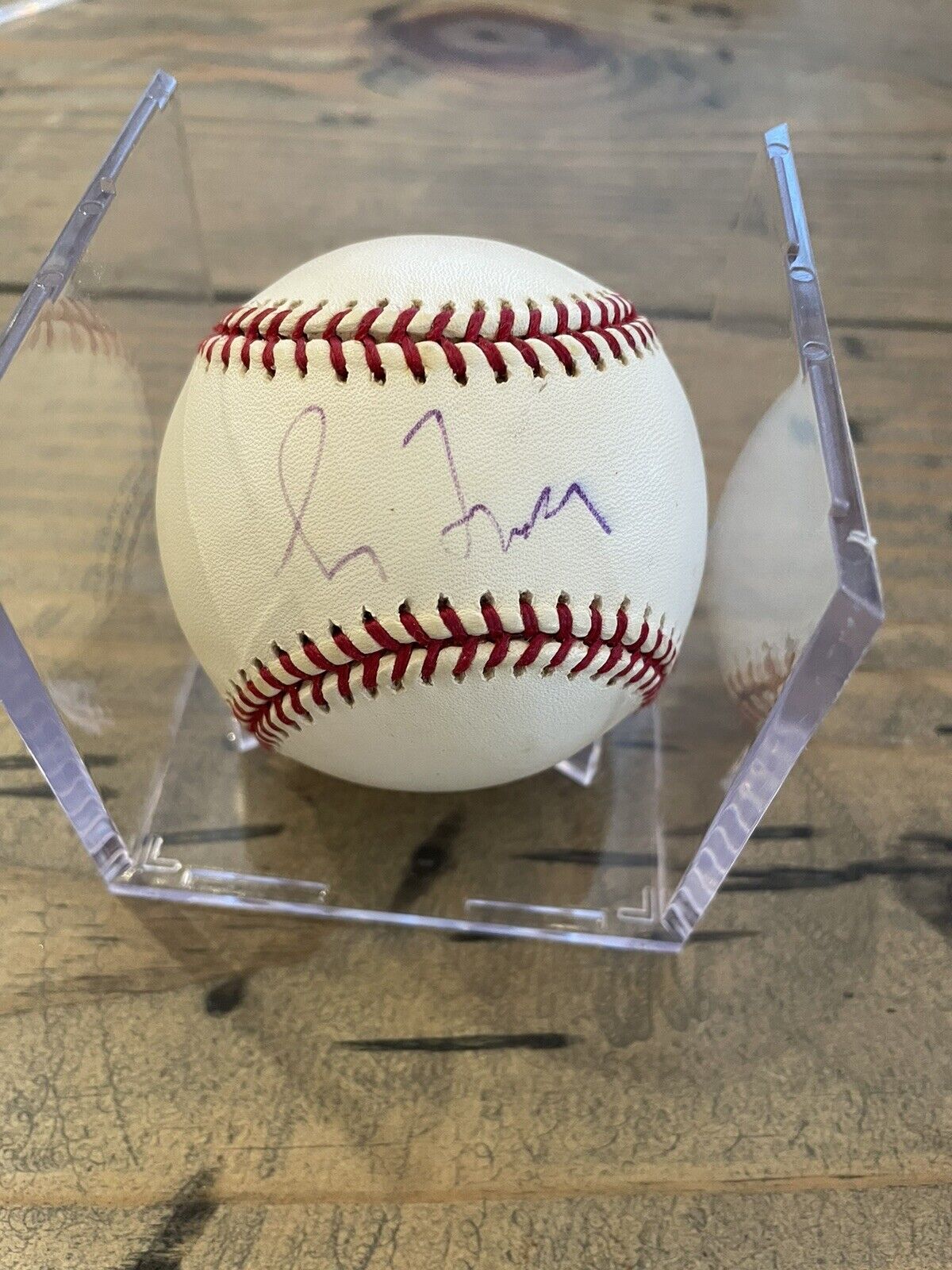 Greg Maddux Auto Signed Selig OMLB Baseball MLB Holo From 5/16/05 Game