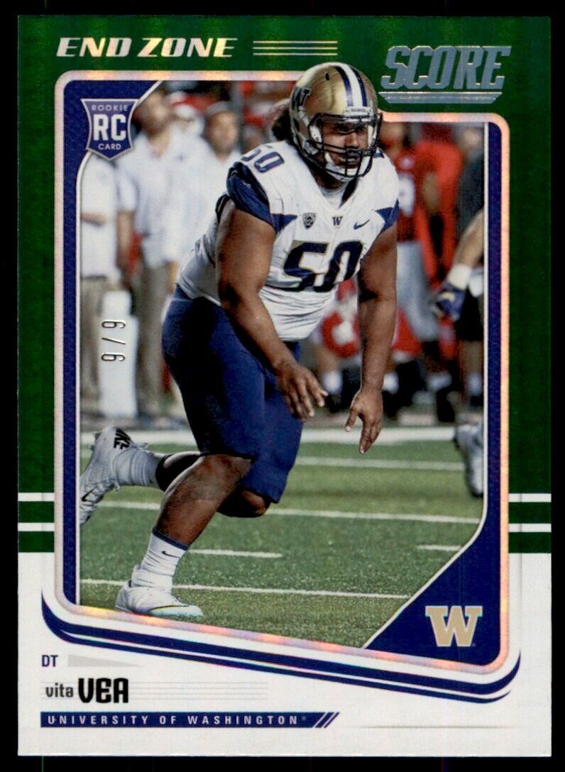 2018 Score END ZONE Vita Vea RC 6/6 Buccaneers #341 *Noles2148*