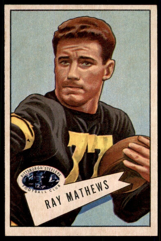 1952 Bowman Large Ray Mathews NM Pittsburgh Steelers #32 *Noles2148*