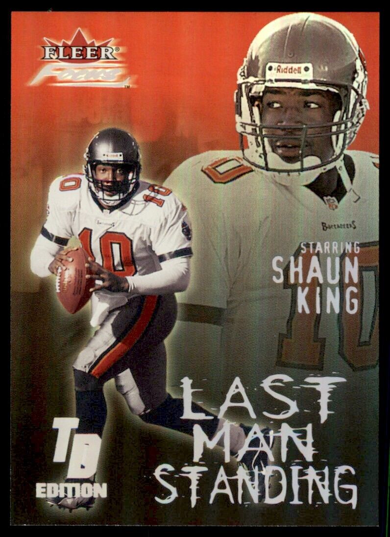 2000 Fleer Focus Last Man Standing TD Shaun King 3/7 Bucs #15 *Noles2148*