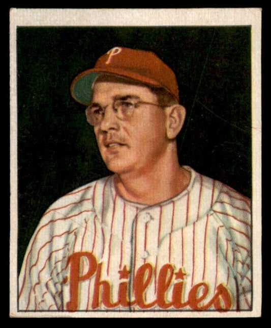 1950 Bowman NO COPYRIGHT Jim Konstanty RC NICE Phillies #226 *Noles2148*