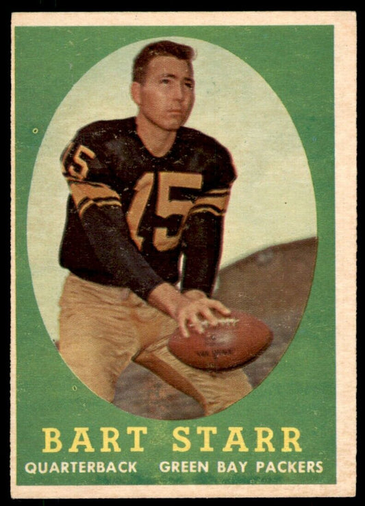 1958 Topps Bart Starr Packers #66 *Noles2148*