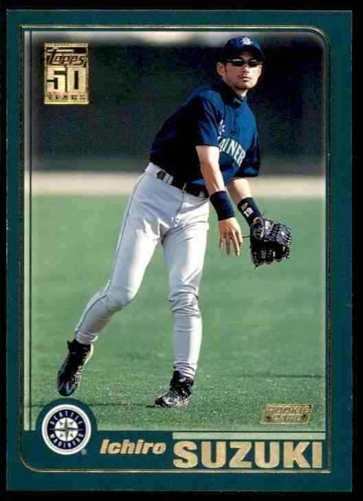 2001 Topps 50th Rookie Ichiro Suzuki RC NICE Mariners #726 *Noles2148*