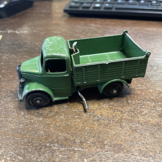 Dinky Toys 25m Bedford End Tipper Truck Working Green w/ Black Hubs *Noles2148*