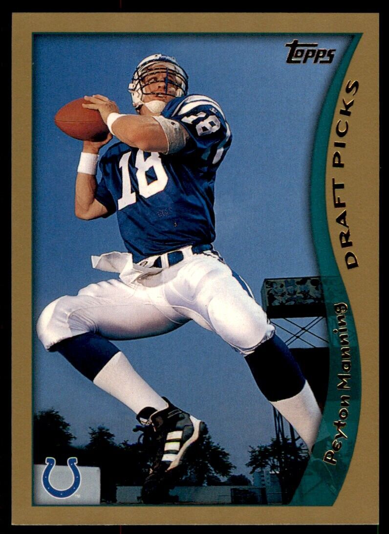 1998 Topps Peyton Manning RC Rookie NM-MYBEAUTY Colts #360 *Noles2148*