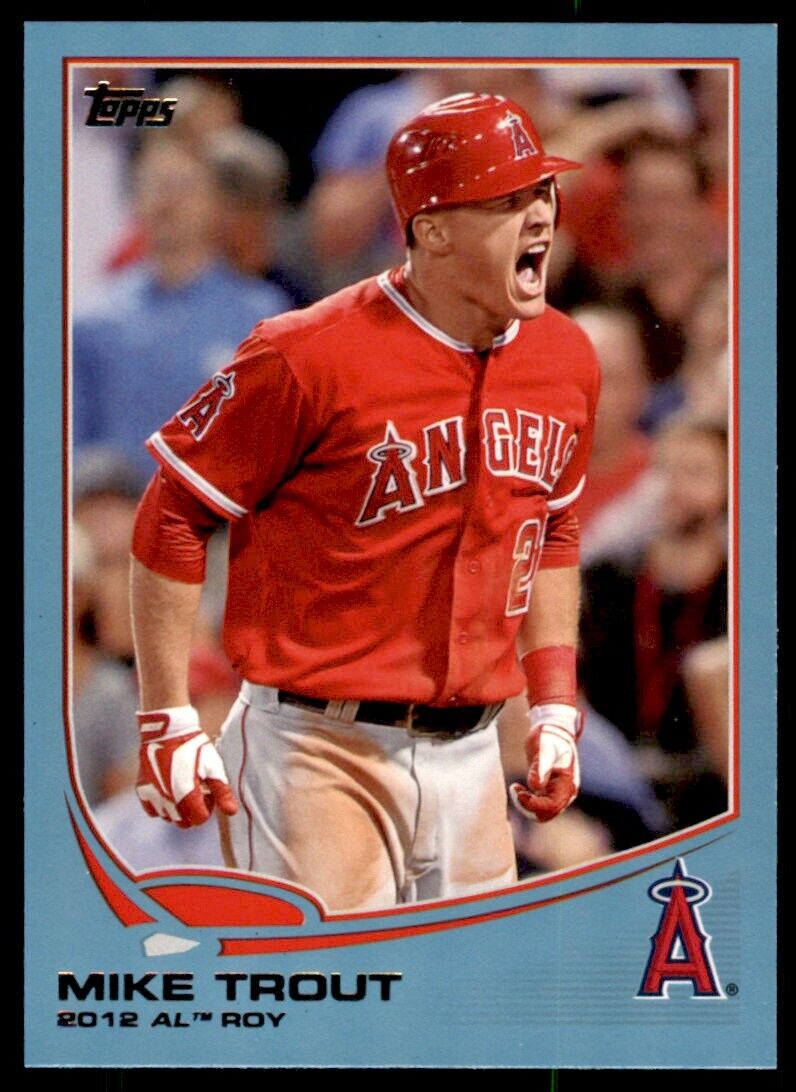 2013 Topps Walmart Blue Mike Trout Angels #338 *Noles2148*