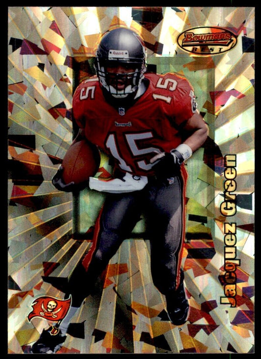 1998 Bowman's Best Atomic Refractors Jacquez Green RC /100 Buccaneers #105