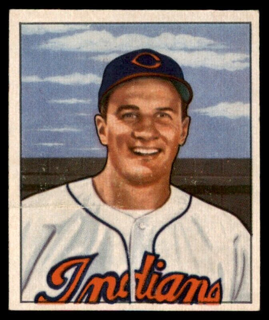 1950 Bowman NO COPYRIGHT Al Rosen RC NM Cleveland Indians #232 *Noles2148*