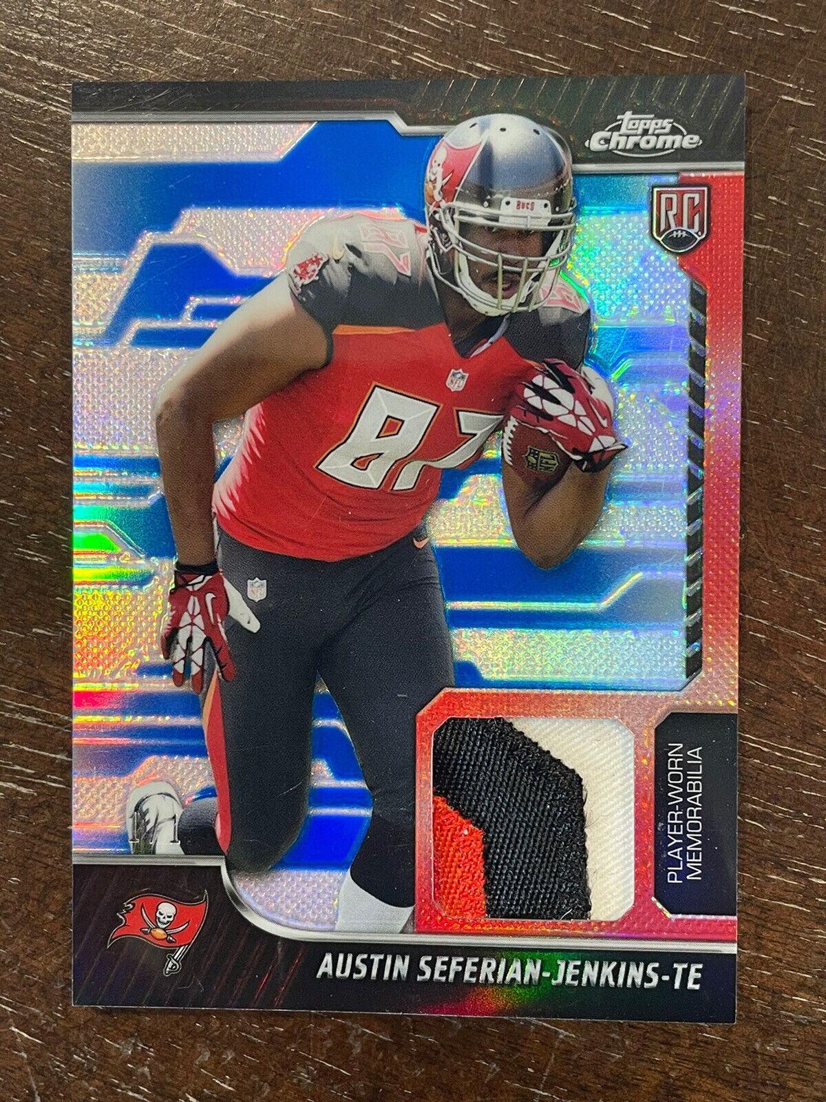 2014 Topps Chrome Austin Seferian-Jenkins 1/1 Rookie Relic Patch RC TRUE 1/1