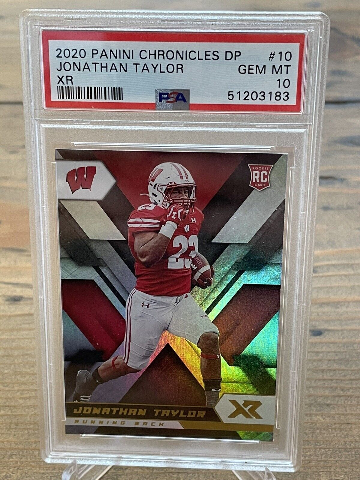 2020 Chronicles DP XR Refractor JONATHAN TAYLOR RC PSA 10 GEM MINT *Noles2148*