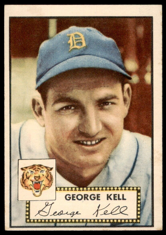 1952 Topps George Kell NICE Detroit Tigers #231 *Noles2148*