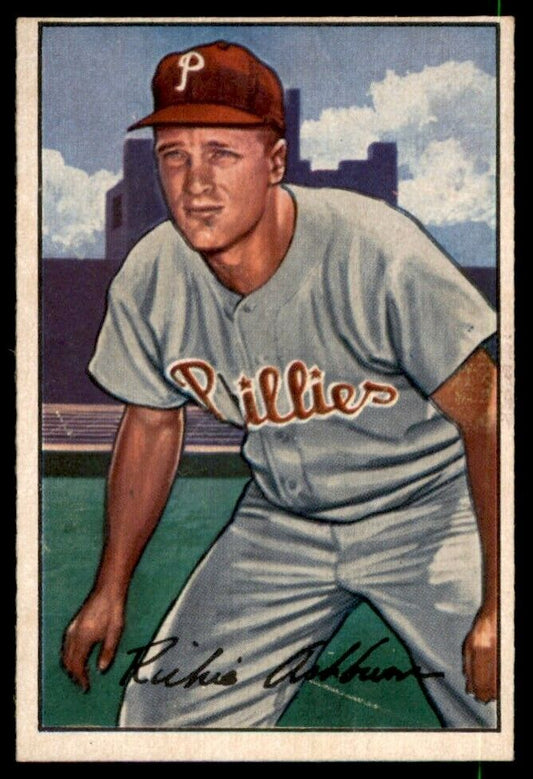 1952 Bowman Richie Ashburn NICE Philadelphia Phillies #53 *Noles2148*