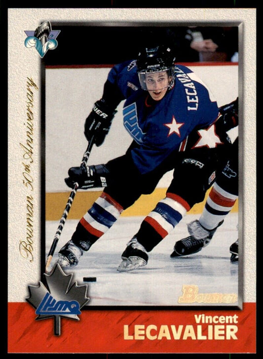 1998-99 Bowman CHL 50th Golden Vincent Lecavalier RC 27/50 #103 *Noles2148*