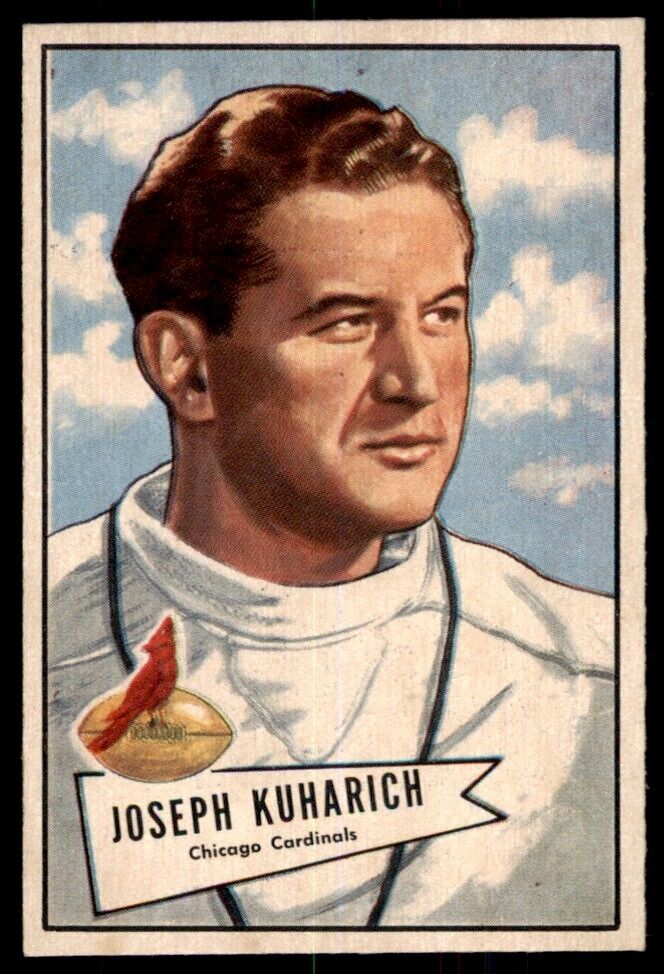 1952 Bowman Small Joe Kuharich RC Rookie NM* Chicago Cardinals #75 *Noles2148*