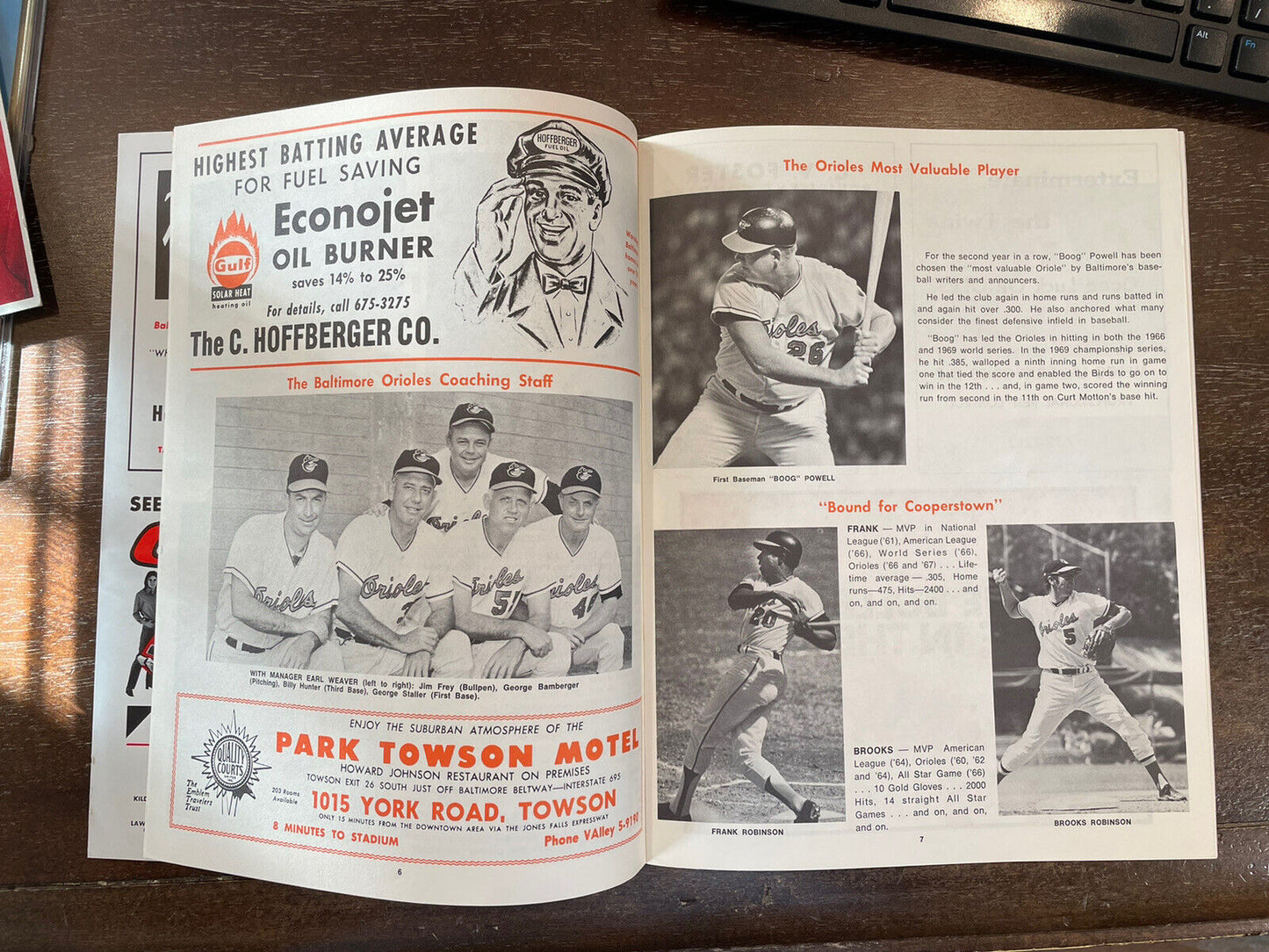 Earl Weaver HOF Orioles Signed Autograph Auto 1970 ALCS Game Program RARE PSADNA