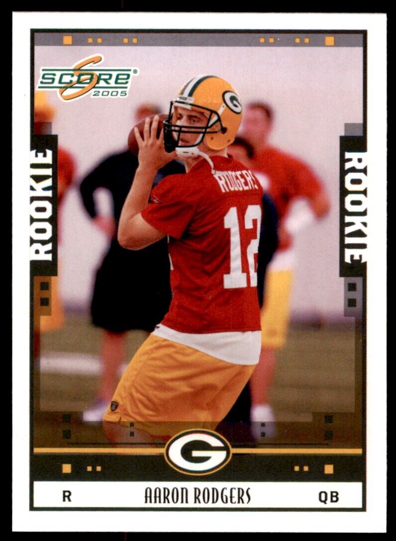 2005 Score Glossy Aaron Rodgers RC Rookie GEM Packers #352 *Noles2148*