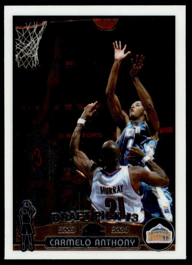 2003-04 Topps Carmelo Anthony RC Rookie PACKFRESH Nuggets #223 *Noles2148*