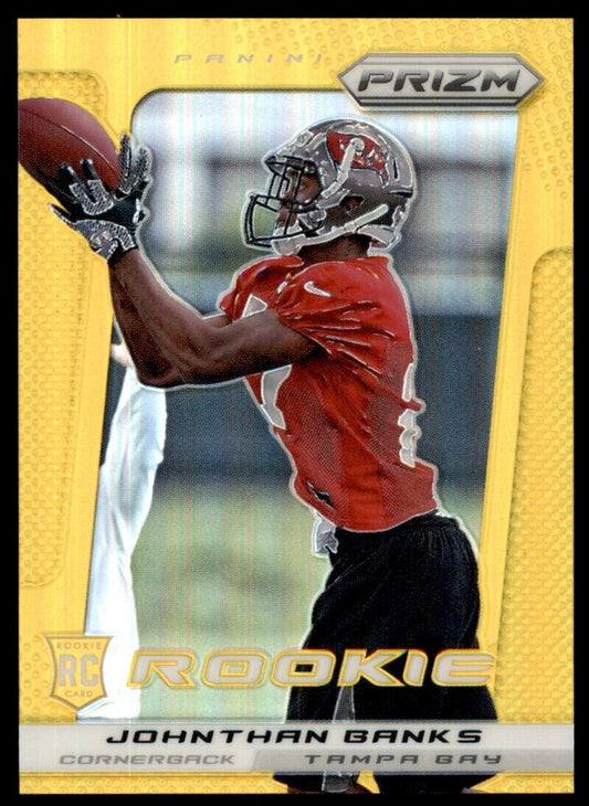 2013 Panini Prizm Prizms Gold Johnthan Banks RC 01/10 Buccaneers #246