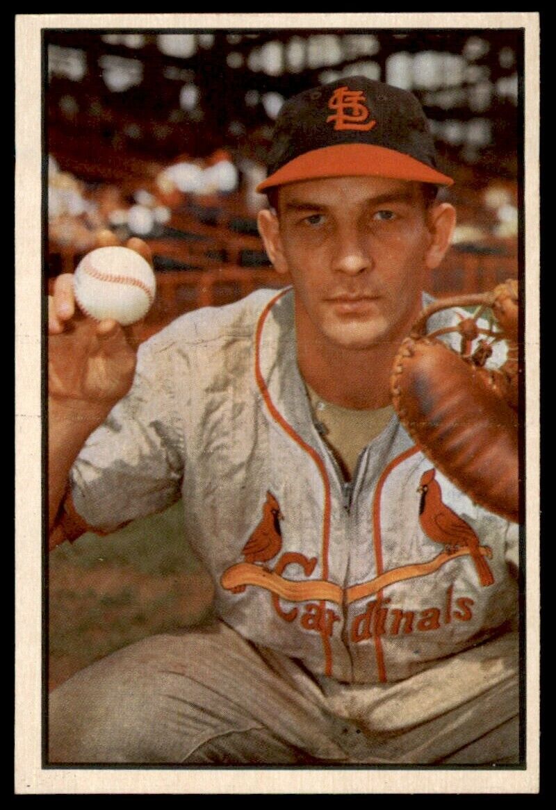 1953 Bowman Color Del Rice NM-MT or BETTER St. Louis Cardinals #53 *Noles2148*