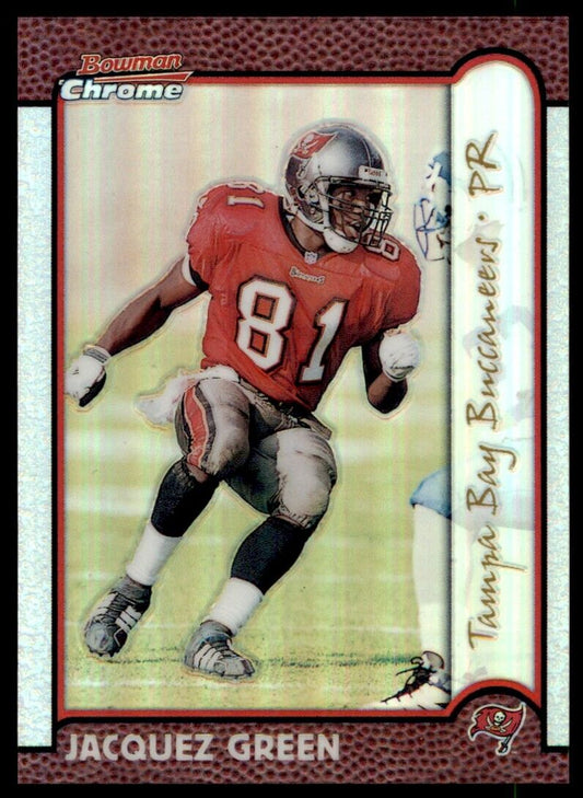 1999 Bowman Chrome Gold Refractors Jacquez Green 08/25 Buccaneers #104