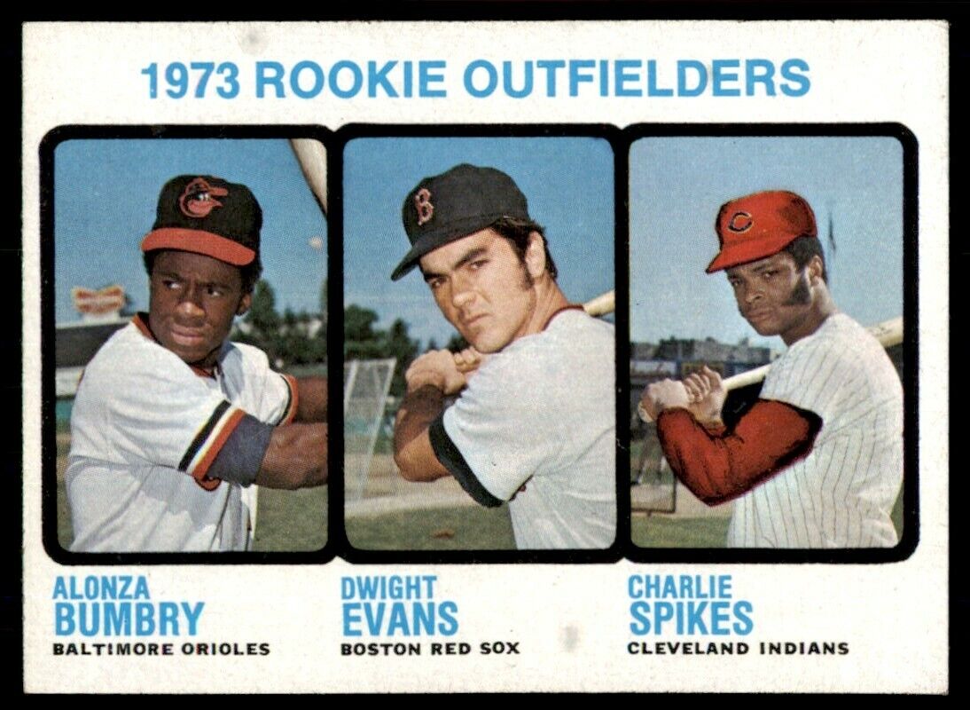 1973 Topps Dwight Evans Al Bumbry RC Rookie BEAUTY #614 *Noles2148*