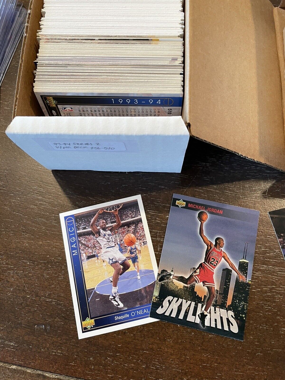 4 Sets ~Series 2 ~1993-94 Upper Deck, Hoops, 1991-92 Fleer, 1992-93 Topps Jordan