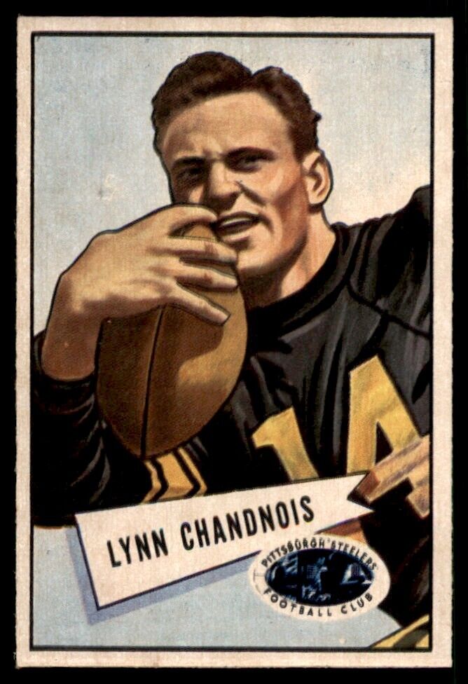 1952 Bowman Small Lynn Chandnois NM** Pittsburgh Steelers #20 *Noles2148*