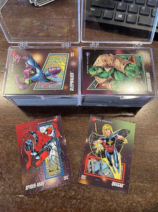 1992 Impel Marvel Heroes Complete 200 Card Set RARE! *Noles2148*