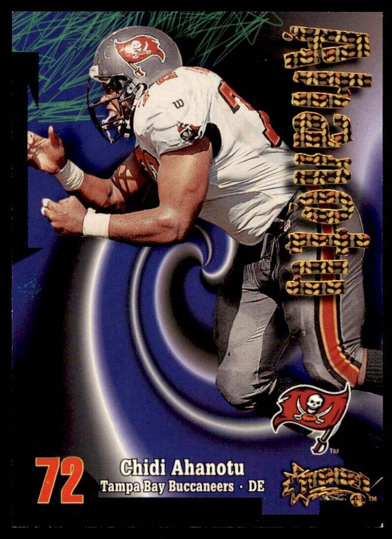 1998 SkyBox Thunder Super Rave Chidi Ahanotu 10/25 Buccaneers #64 *Noles2148*